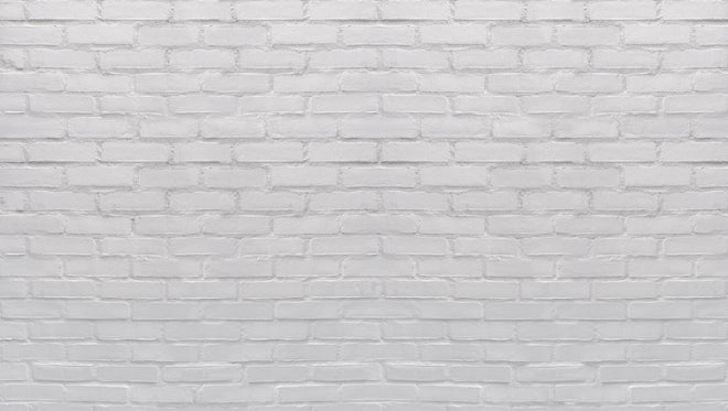 Küchenrückwand - Weißliche Ziegelwand