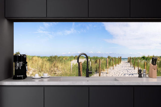 Küchenrückwand - Weites Dünenpanorama Strandblick