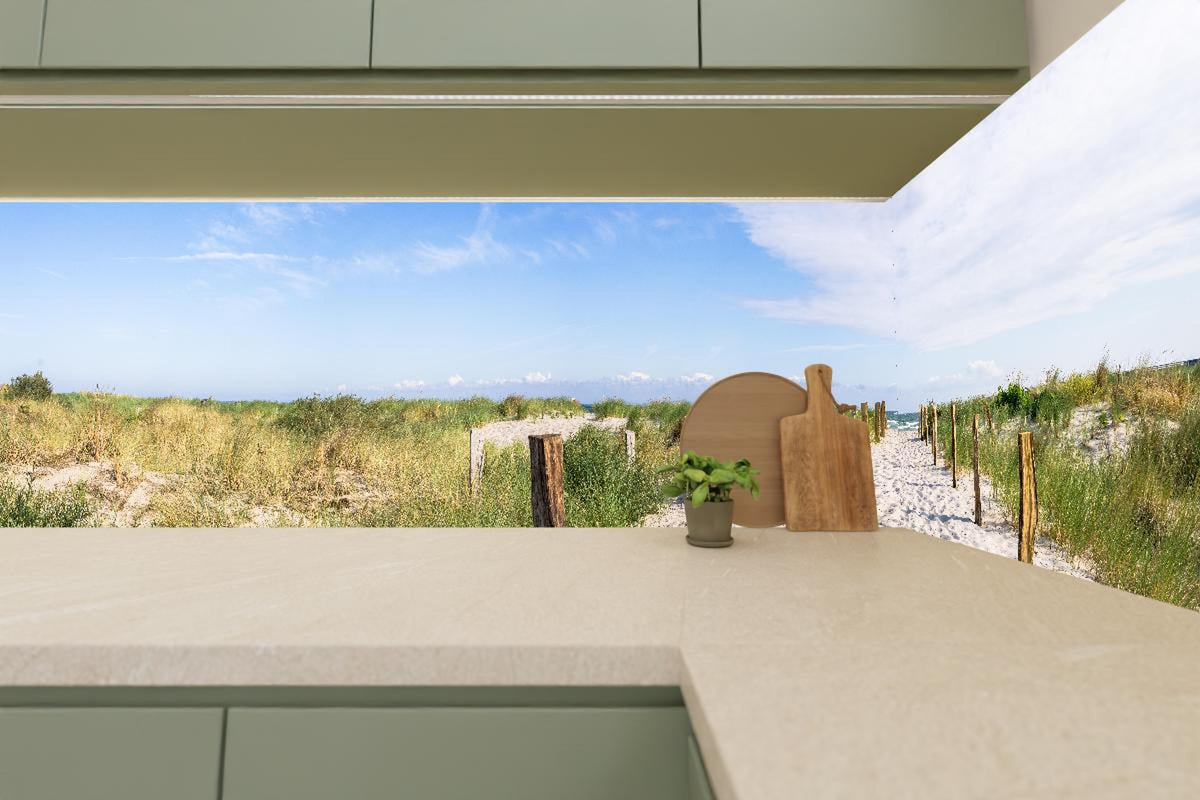 Küchenrückwand - Weites Dünenpanorama Strandblick