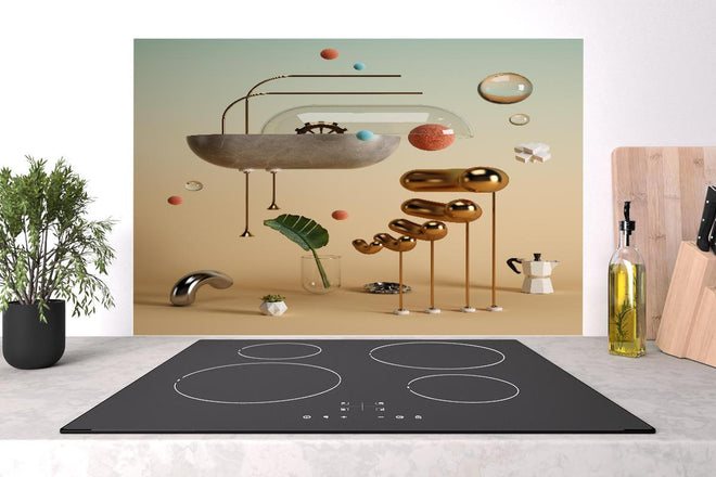 Spritzschutz - Abstraktes Design - Surrealismus