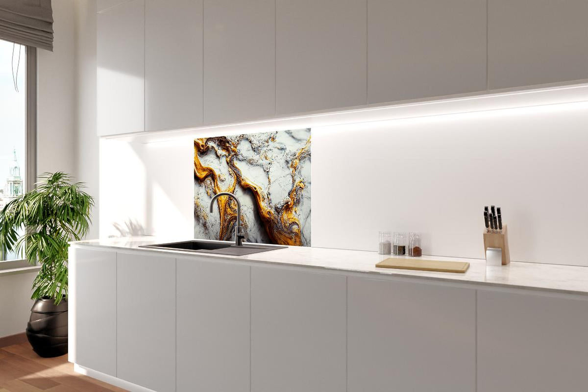 Spritzschutz - Acrylfarben Flüssigkunst - Marmor
