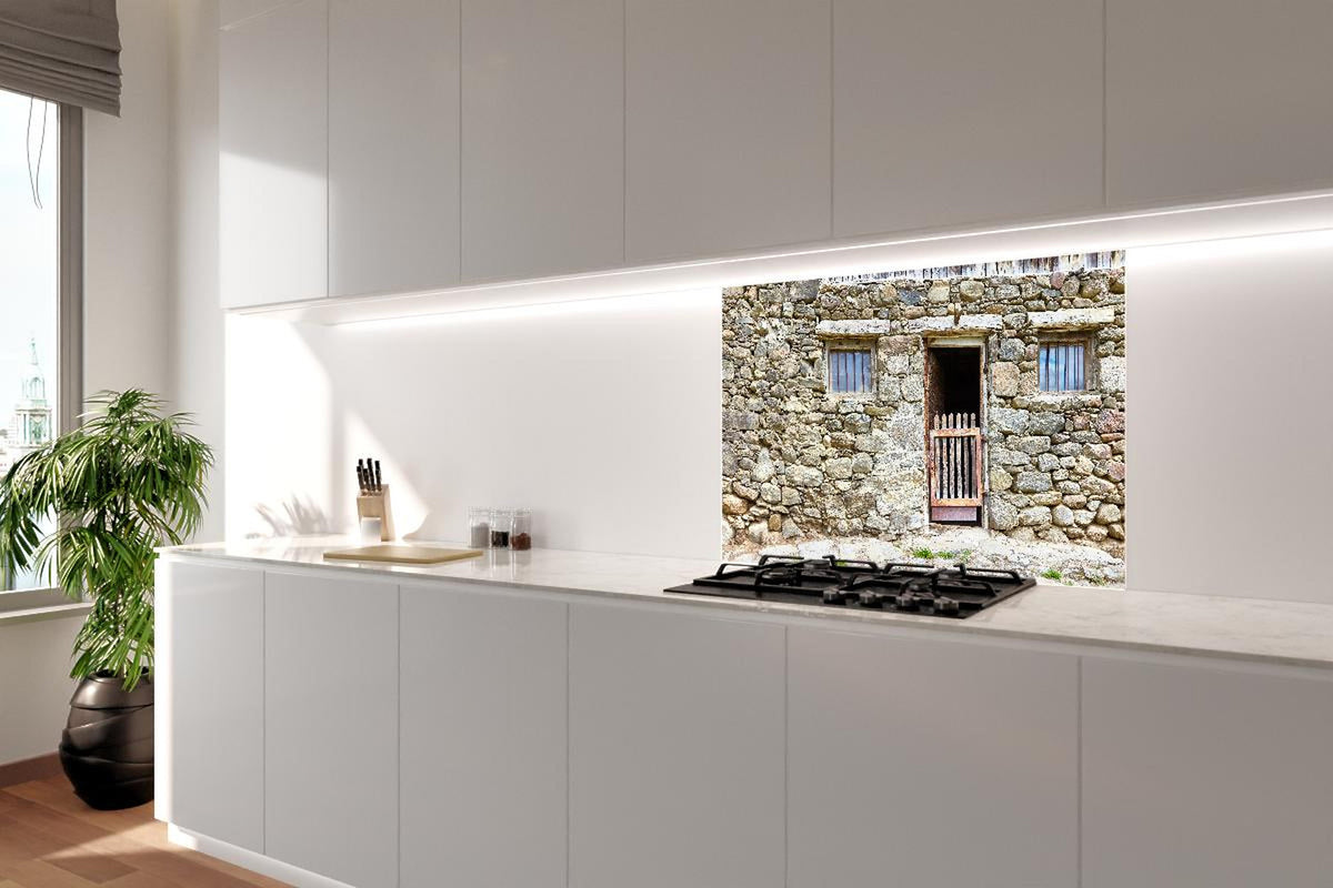 Spritzschutz - Alter Tierstall in Südtirol
