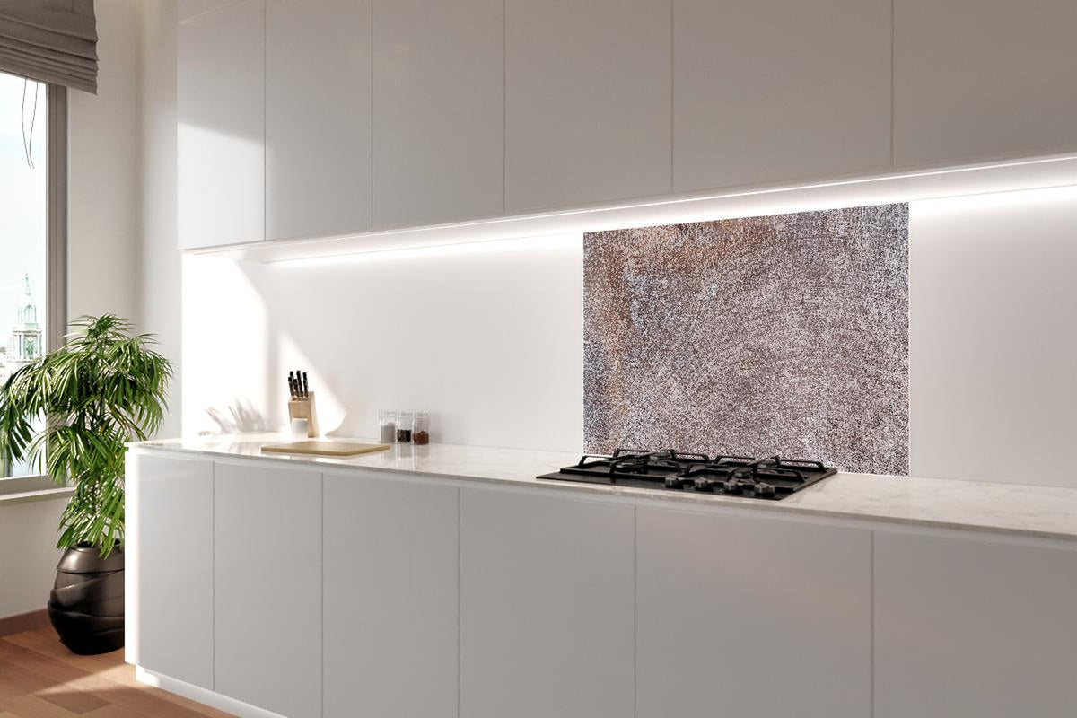 Spritzschutz - Moderne graue Marmor Betontextur
