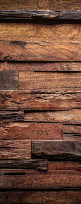 Duschrückwand - Dunkle Holztextur
