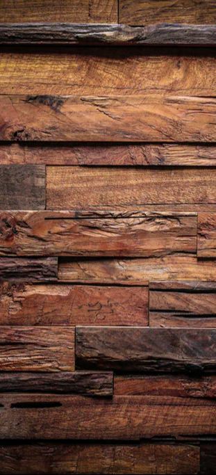 Duschrückwand - Dunkle Holztextur