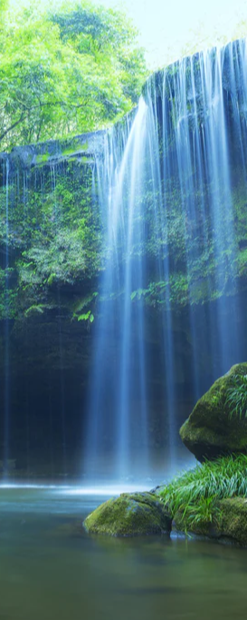 Duschrückwand - Prächtiger Nabigataki-Wasserfall