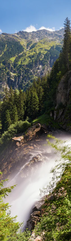 Duschrückwand - Krimmler Wasserfall