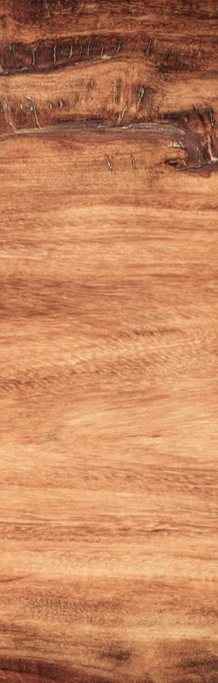 Duschrückwand - Teakholz mit natürlichem Muster