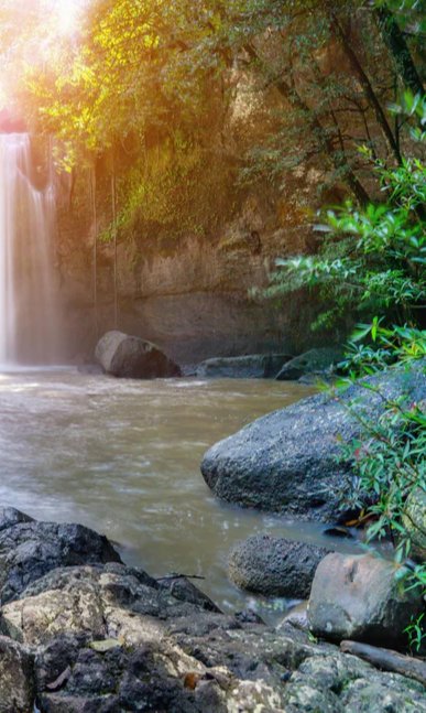 Duschrückwand - Wasserfall in Malaysia - Asien