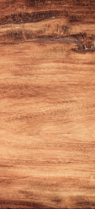 Duschrückwand - Teakholz mit natürlichem Muster