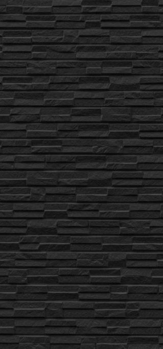 Duschrückwand - Schwarzer Stein Ziegel Textur und Hintergrund