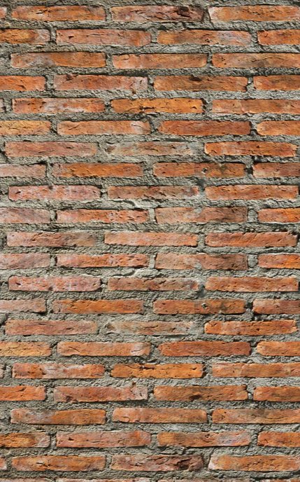 Duschrückwand - Alter Backstein - Textur