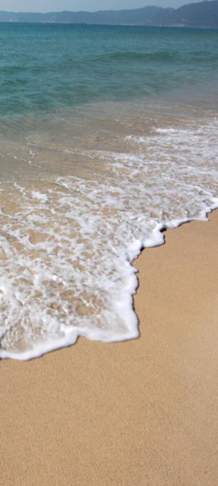 Duschrückwand - friedlicher Strand in Grieschenland