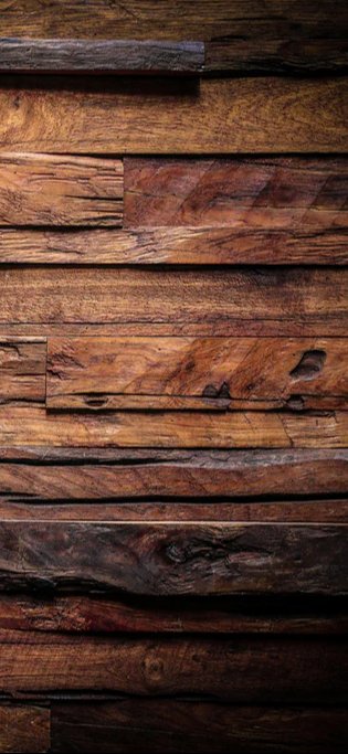 Duschrückwand - Dunkle Holztextur