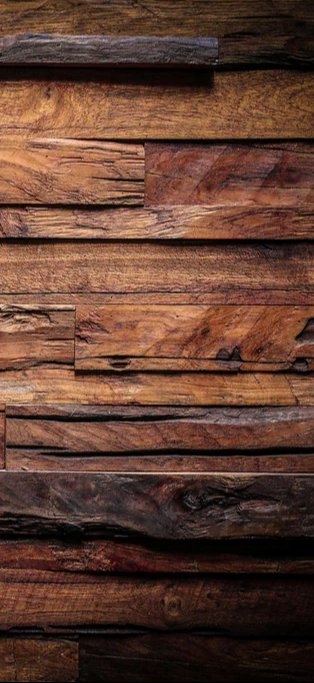 Duschrückwand - Dunkle Holztextur