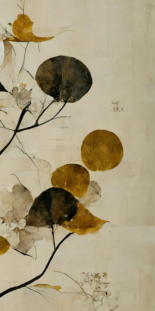 Duschrückwand - Baum des Glücks - Floral
