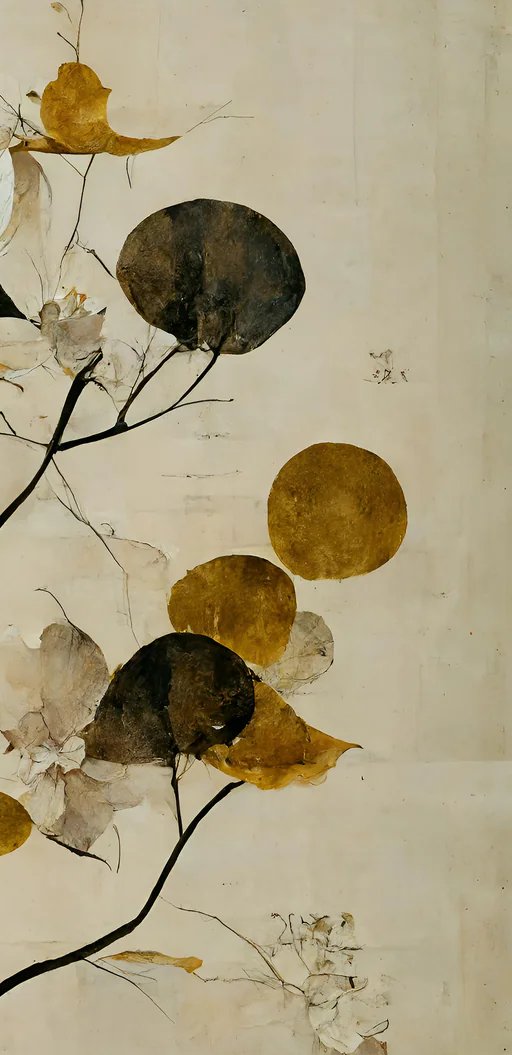 Duschrückwand - Baum des Glücks - Floral