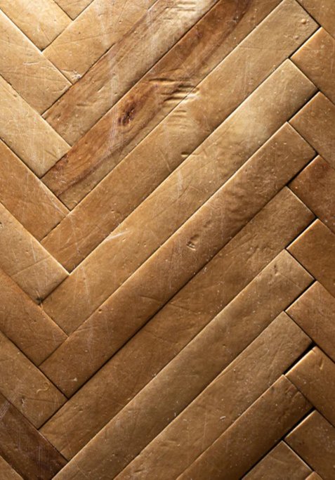 Duschrückwand - Bräunliches Holzbrett Muster