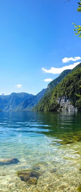 Duschrückwand - Königsee & Berge in Alpen