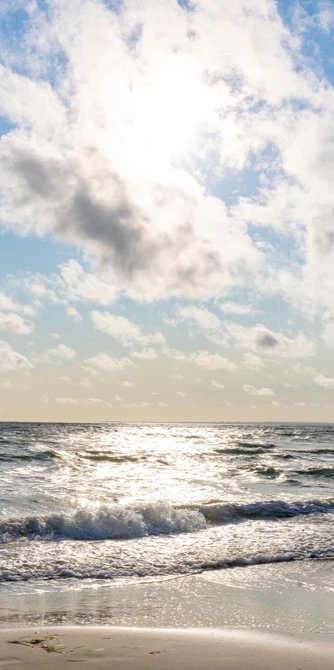 Duschrückwand - Lübecker Bucht an der Ostsee