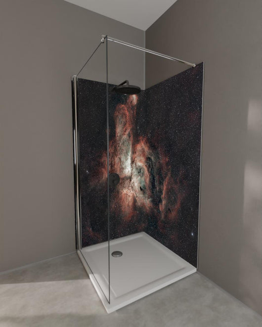Duschrückwand - Carinanebel - Sternenbild