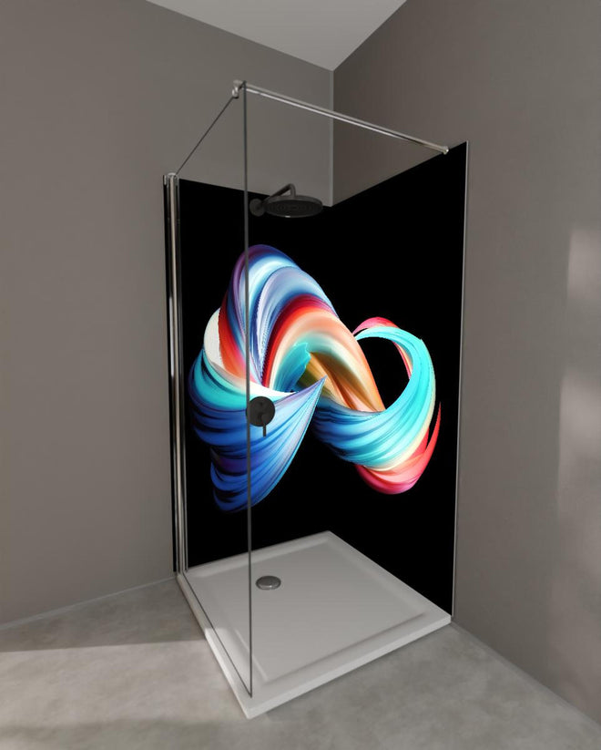 Duschrückwand - Digitale Kunst - 3D