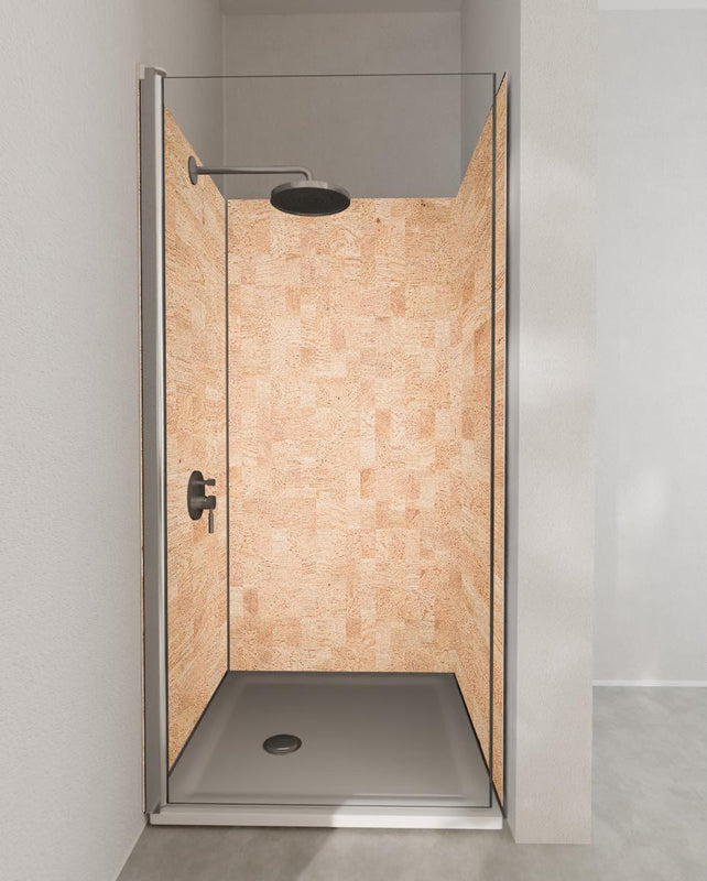Duschrückwand - Holztextur aus Eschenholz
