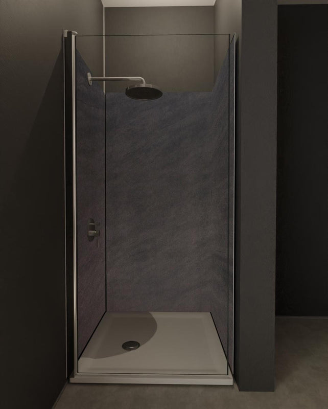 Duschrückwand - Keramik Midnight Black
