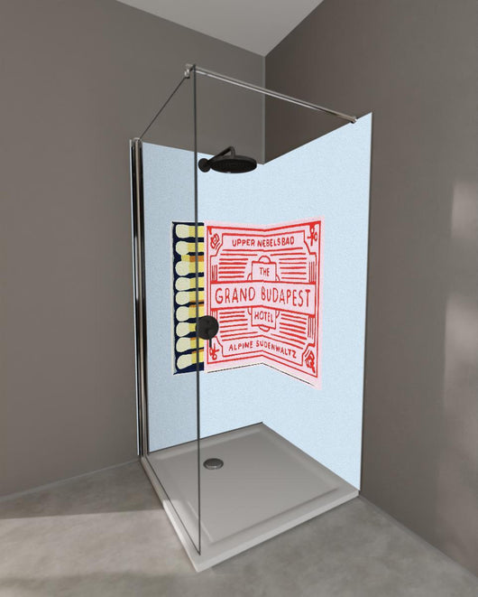 Duschrückwand - Modernes Streichholz Poster