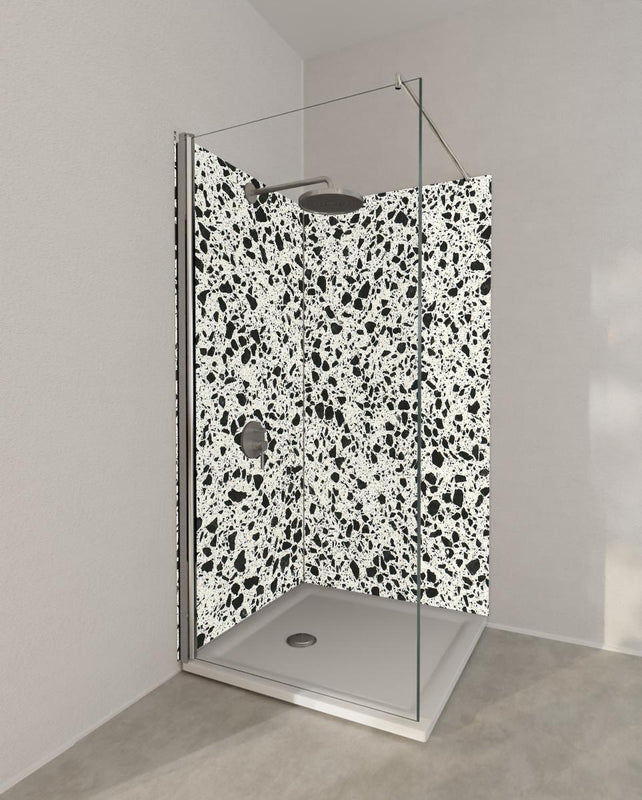 Duschrückwand - Quarz FusionStone White