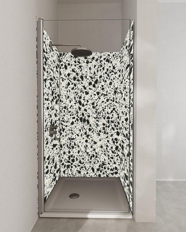 Duschrückwand - Quarz FusionStone White