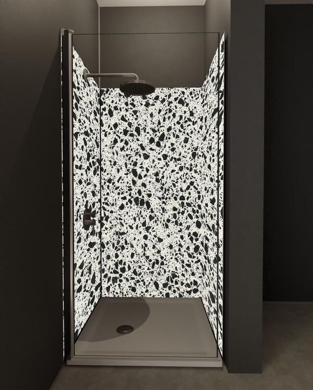 Duschrückwand - Quarz FusionStone White