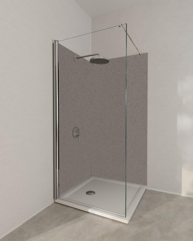 Duschrückwand - Quarz Graphite Grey