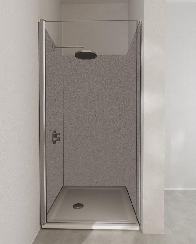 Duschrückwand - Quarz Graphite Grey