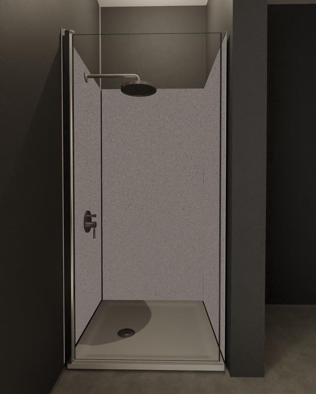 Duschrückwand - Quarz Graphite Grey