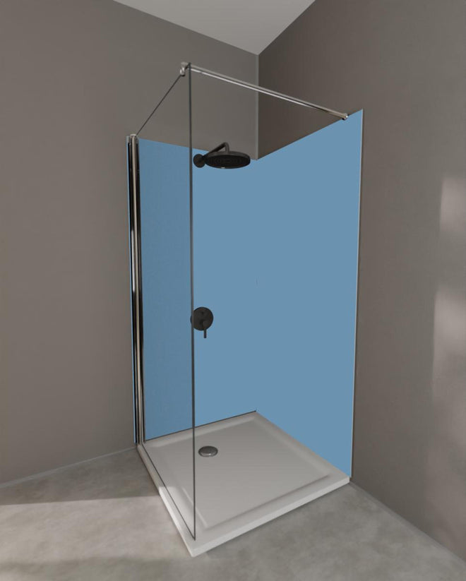 Duschrückwand - RAL 5024 (Pastellblau)