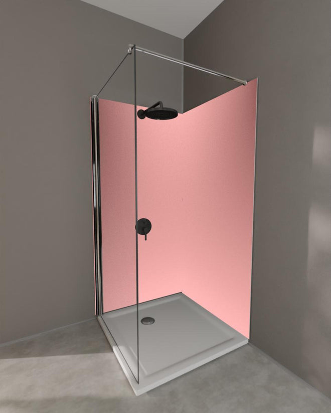 Duschrückwand - Rosa Oberfläche - Papiertextur
