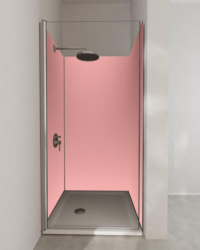 Duschrückwand - Rosa Oberfläche - Papiertextur