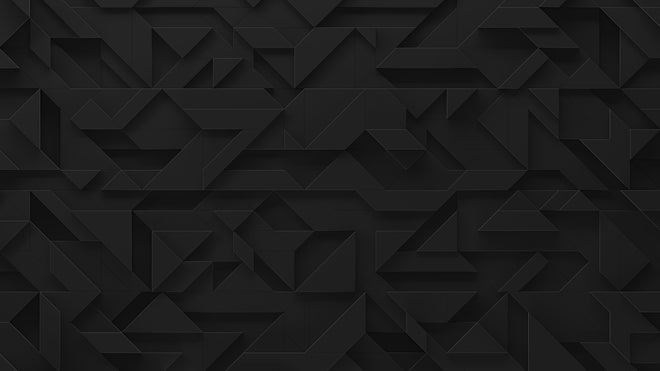 Duschrückwand - Schwarze futuristische Wand - 3D