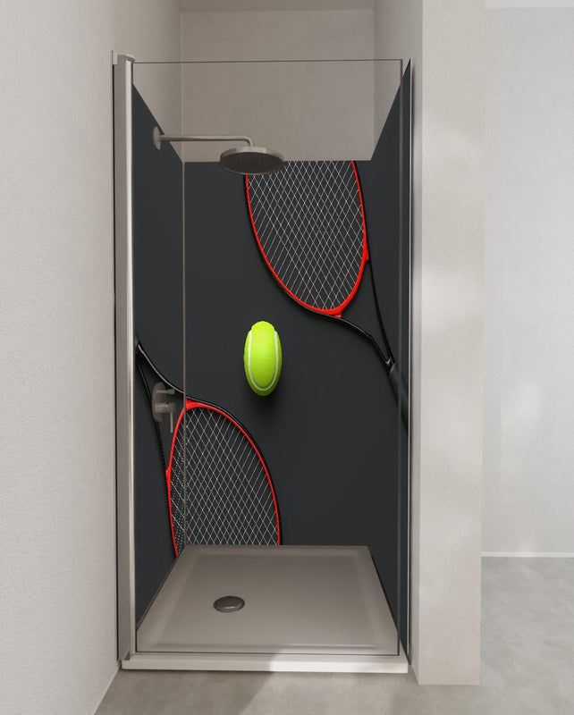 Duschrückwand - Tennis - 3D Render
