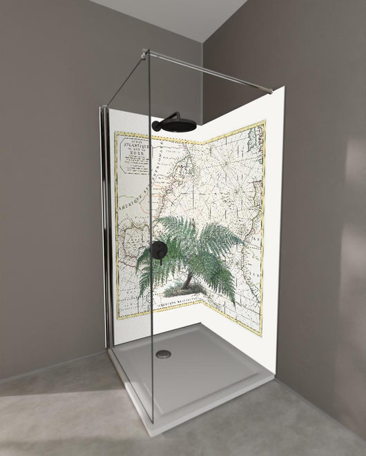 Duschrückwand - Tropical Empire No4
