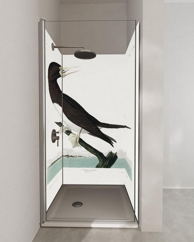 Duschrückwand - Vogel Portrait - Robert Havel
