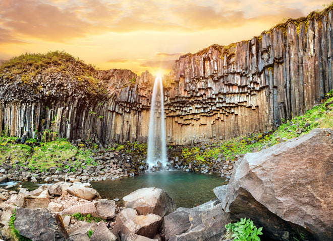 Duschrückwand - Wasserfall 