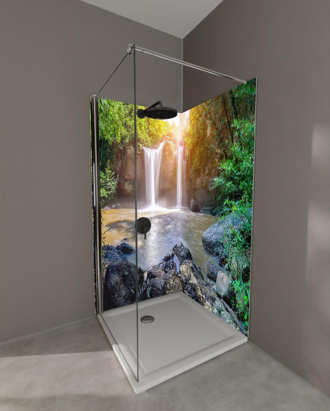 Duschrückwand - Wasserfall in Malaysia - Asien