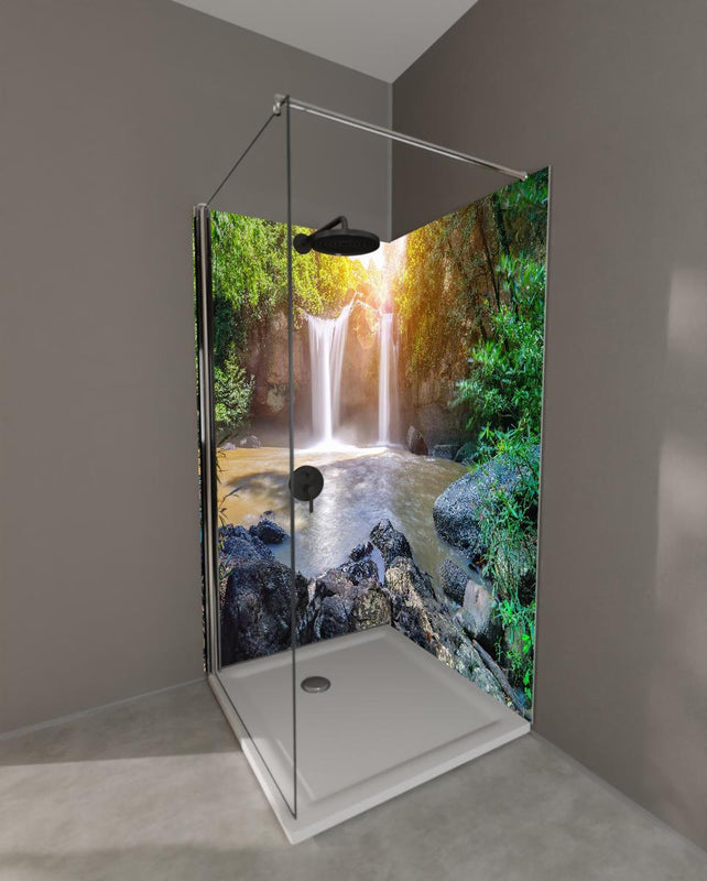 Duschrückwand - Wasserfall in Malaysia - Asien