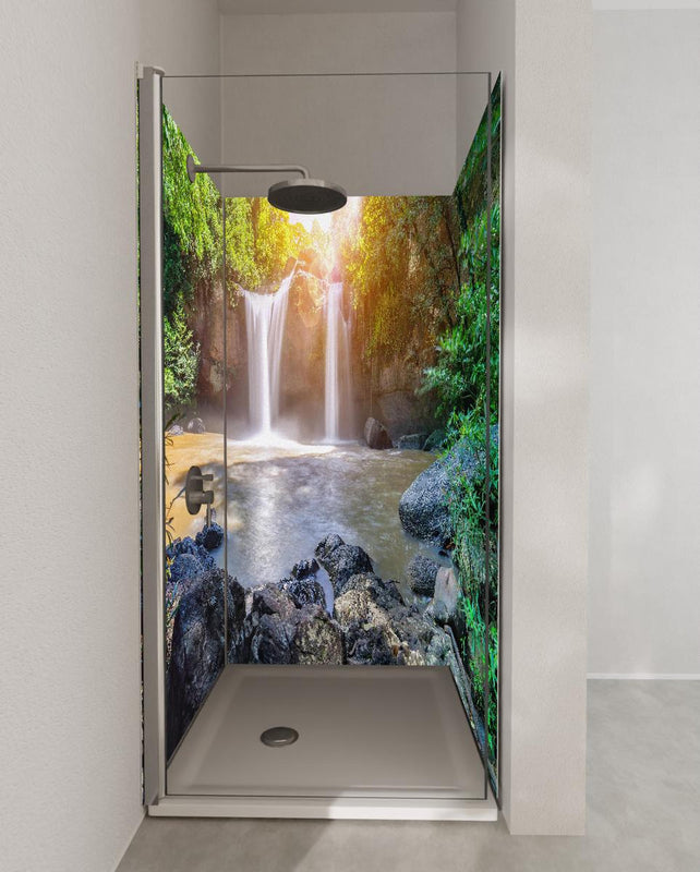 Duschrückwand - Wasserfall in Malaysia - Asien