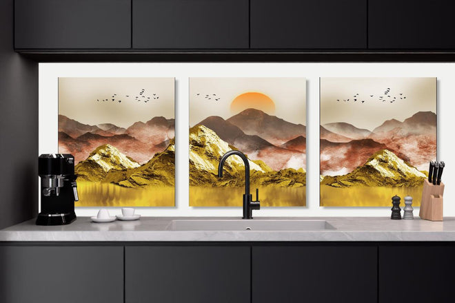 Küchenrückwand - Abstrakte Landschaftsfotos - Tapete