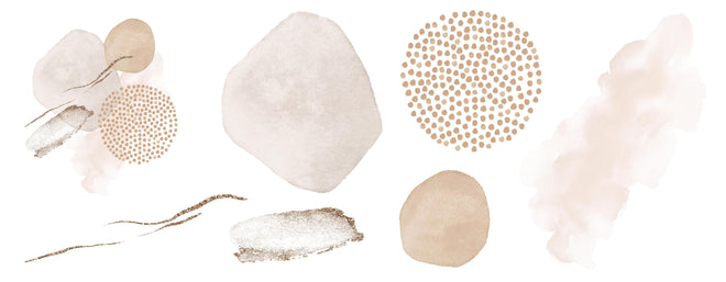 Küchenrückwand - Abstrakte blush Elemente