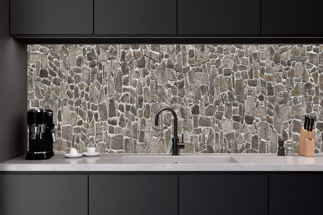 Küchenrückwand - Alte Steinmauer