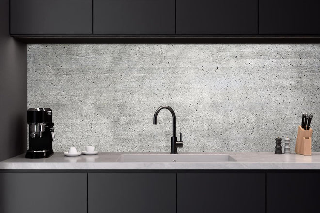 Küchenrückwand - Alter gräulicher Beton
